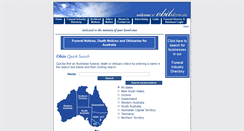 Desktop Screenshot of obits.com.au